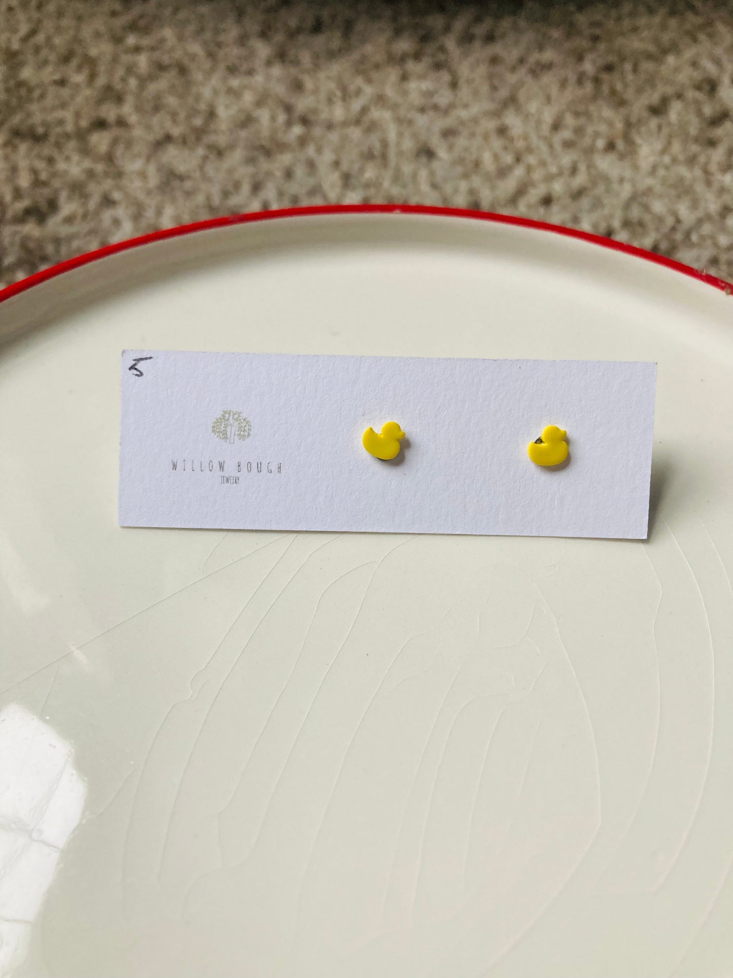 Rubber Ducky Mini Studs