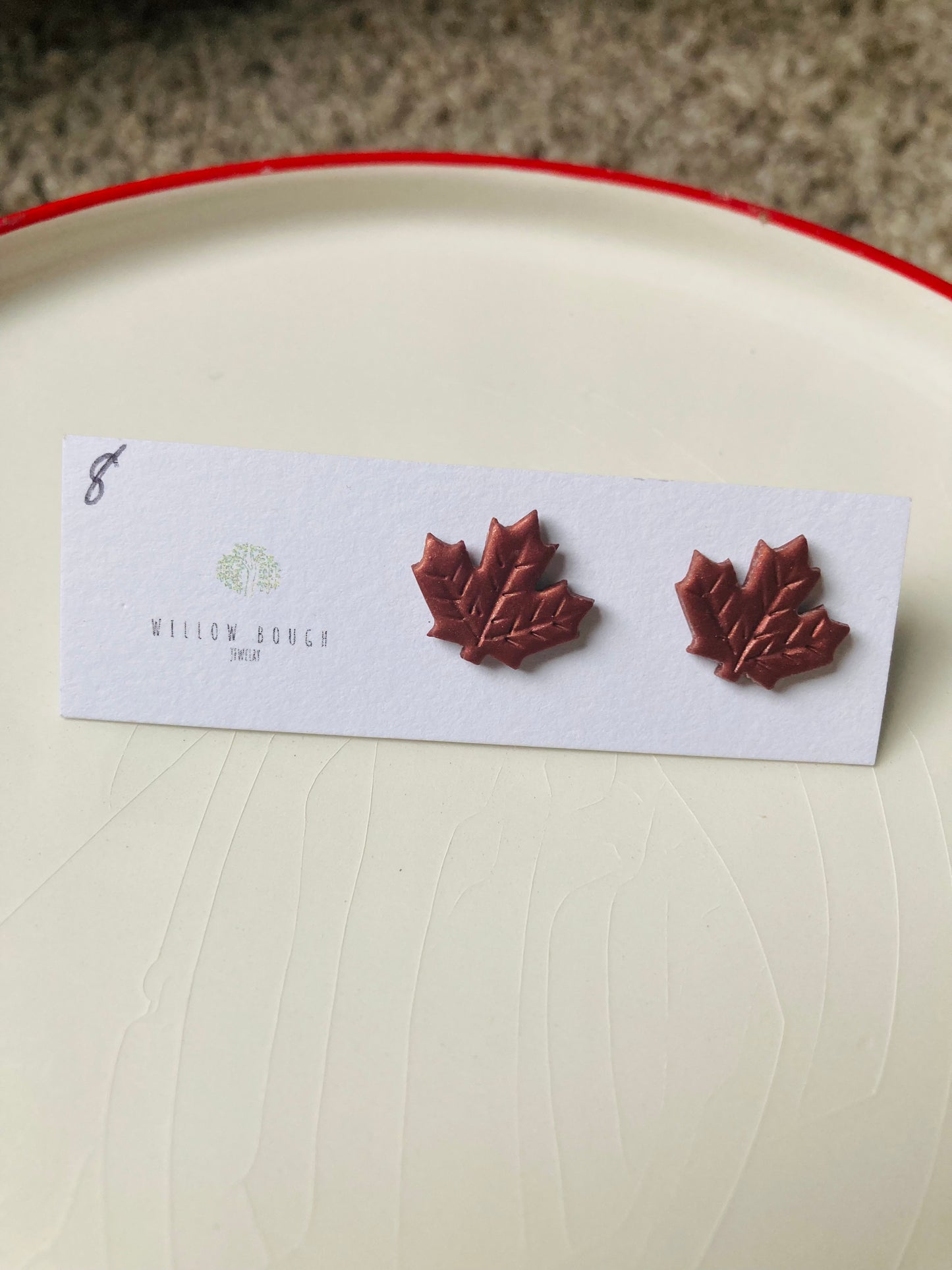 Fall Leaf Studs